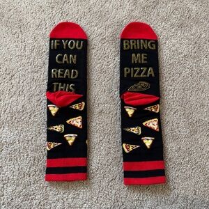 Pizza Socks "Bring Me Pizza"
